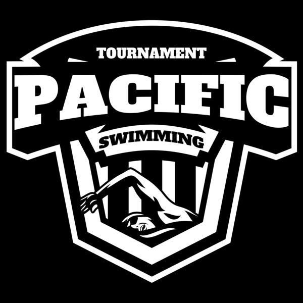 Pacific Swimming Tournament logo template Thumbnail