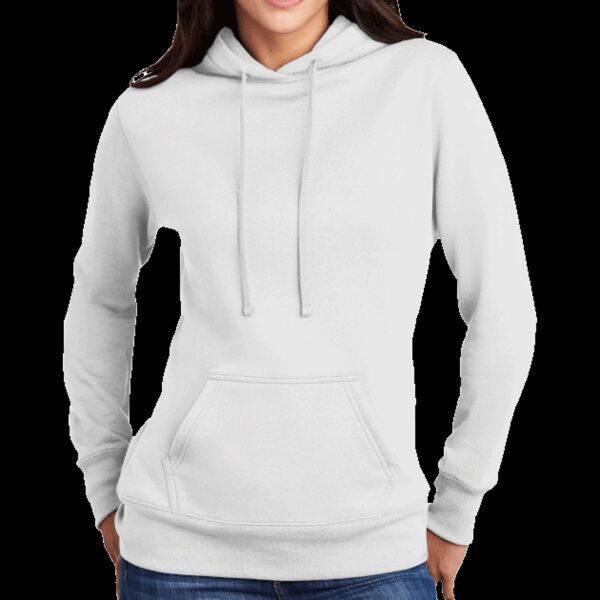 Ladies Core Fleece Pullover Hooded Sweatshirt Thumbnail