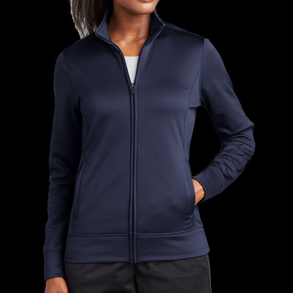 Ladies Sport Wick ® Fleece Full Zip Jacket Thumbnail
