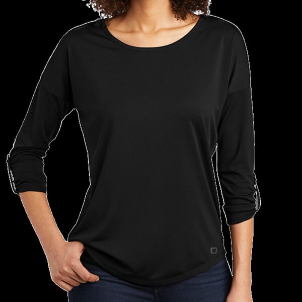 Ladies Gravitate Scoop 3/4 Sleeve Thumbnail