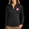Ladies Vertical Texture Full Zip Jacket Thumbnail
