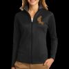 Ladies Vertical Texture Full Zip Jacket Thumbnail
