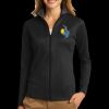 Ladies Vertical Texture Full Zip Jacket Thumbnail