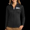 Ladies Vertical Texture Full Zip Jacket Thumbnail