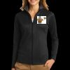 Ladies Vertical Texture Full Zip Jacket Thumbnail