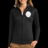 Ladies Vertical Texture Full Zip Jacket Thumbnail