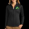 Ladies Vertical Texture Full Zip Jacket Thumbnail