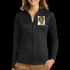 Ladies Vertical Texture Full Zip Jacket Thumbnail