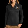 Ladies Vertical Texture Full Zip Jacket Thumbnail