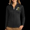 Ladies Vertical Texture Full Zip Jacket Thumbnail