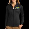 Ladies Vertical Texture Full Zip Jacket Thumbnail