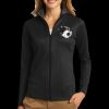 Ladies Vertical Texture Full Zip Jacket Thumbnail