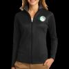 Ladies Vertical Texture Full Zip Jacket Thumbnail
