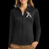Ladies Vertical Texture Full Zip Jacket Thumbnail