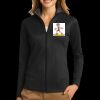 Ladies Vertical Texture Full Zip Jacket Thumbnail