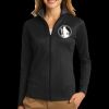 Ladies Vertical Texture Full Zip Jacket Thumbnail