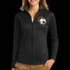 Ladies Vertical Texture Full Zip Jacket Thumbnail