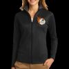 Ladies Vertical Texture Full Zip Jacket Thumbnail