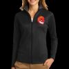Ladies Vertical Texture Full Zip Jacket Thumbnail