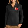 Ladies Vertical Texture Full Zip Jacket Thumbnail