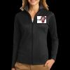 Ladies Vertical Texture Full Zip Jacket Thumbnail