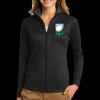 Ladies Vertical Texture Full Zip Jacket Thumbnail