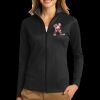 Ladies Vertical Texture Full Zip Jacket Thumbnail
