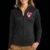 Ladies Vertical Texture Full Zip Jacket Thumbnail
