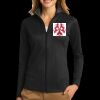 Ladies Vertical Texture Full Zip Jacket Thumbnail