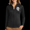 Ladies Vertical Texture Full Zip Jacket Thumbnail