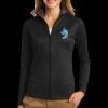 Ladies Vertical Texture Full Zip Jacket Thumbnail
