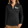 Ladies Vertical Texture Full Zip Jacket Thumbnail
