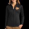 Ladies Vertical Texture Full Zip Jacket Thumbnail