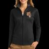 Ladies Vertical Texture Full Zip Jacket Thumbnail