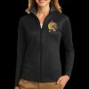 Ladies Vertical Texture Full Zip Jacket Thumbnail