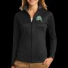Ladies Vertical Texture Full Zip Jacket Thumbnail