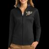 Ladies Vertical Texture Full Zip Jacket Thumbnail