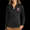 Ladies Vertical Texture Full Zip Jacket Thumbnail