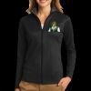 Ladies Vertical Texture Full Zip Jacket Thumbnail