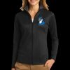 Ladies Vertical Texture Full Zip Jacket Thumbnail