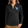 Ladies Vertical Texture Full Zip Jacket Thumbnail