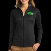 Ladies Vertical Texture Full Zip Jacket Thumbnail