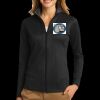 Ladies Vertical Texture Full Zip Jacket Thumbnail