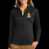 Ladies Vertical Texture Full Zip Jacket Thumbnail