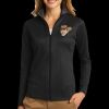 Ladies Vertical Texture Full Zip Jacket Thumbnail
