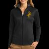 Ladies Vertical Texture Full Zip Jacket Thumbnail