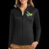 Ladies Vertical Texture Full Zip Jacket Thumbnail