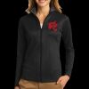 Ladies Vertical Texture Full Zip Jacket Thumbnail