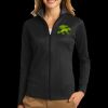 Ladies Vertical Texture Full Zip Jacket Thumbnail