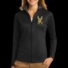 Ladies Vertical Texture Full Zip Jacket Thumbnail